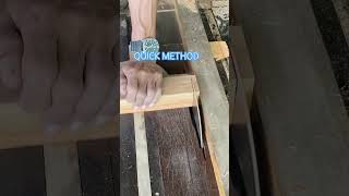 CROSS CUTTING WITH DOUBLE GUIDES diywoodworking share shortvideo [upl. by Eilyak]