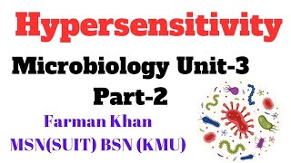 Hypersensitivity in UrduHindi  microbiology New Lecture  Chap 3 Part2 Important MCQS Pattern [upl. by Quinta102]