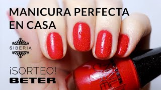 Manicura perfecta en casa con Beter paso a paso  cuidado de uñas en casa [upl. by Arrik124]