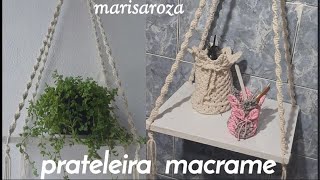 prateleira macrame [upl. by Sara]