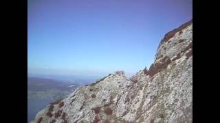 Tour auf den Traunstein Traunsee über den Naturfreundesteig 270611 [upl. by Essirehc]