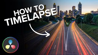 How to Timelapse in DaVinci Resolve 18 [upl. by Anhsirk]