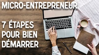 DEVENIR Microentrepreneur en 2022  Guide complet en 7 étapes simples [upl. by Allyson]