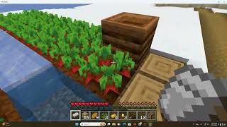 playing Minecraft Hard mode with mic [upl. by Blackington]