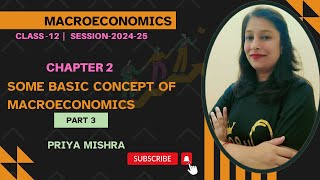 Economics  class12  some basic concepts of macroeconomics  Part 3  session 202425 [upl. by Jeritah]