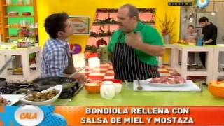 Bondiola rellena con salsa de miel y mostaza Parte 1 [upl. by Vally]