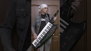 LITA FORD amp OZZY OSBOURNE  CLOSE MY EYES FOREVER on Roland AXSynth KEYTAR Guitar solo shorts [upl. by Aciraj]