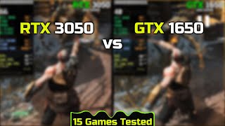 GTX 1650 4GB vs RTX 3050 8GB  Biggest Comparison  i3 10100  Desktop [upl. by Elleirad]