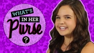 Bailee Madison Interview Whats in Her Purse [upl. by Euqitsym]