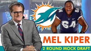 Mel Kiper Mock Draft Miami Dolphins Draft Picks In ESPN’s NEW 2Round 2024 NFL Mock Draft [upl. by Novyak]