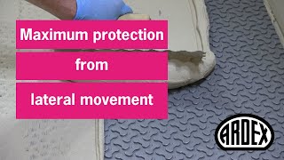 ARDEX IndorTec Flexbone VA  protect your floor tiles from lateral movement [upl. by Unity]