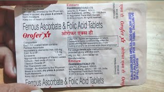 Orofer XT tablet review in hindi  Iron Tablets [upl. by Juna718]