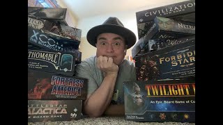 TDG Codys Top Ten Fantasy Flight Games May 2022 [upl. by Joelynn]