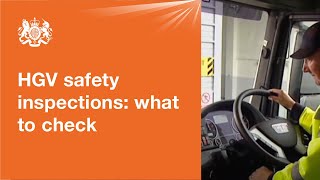 HGV safety inspections what to check [upl. by Elohcim]