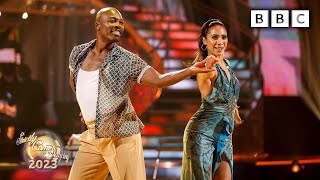 Eddie Kadi and Karen Hauer Cha Cha Cha to Rie y Llora by Celia Cruz ✨ BBC Strictly 2023 [upl. by Diskson]