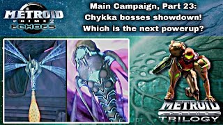 Wii Metroid Prime Trilogy G83 2nd Campaign pt23 Double boss fight at Torvus Bog Temple [upl. by Aksel]