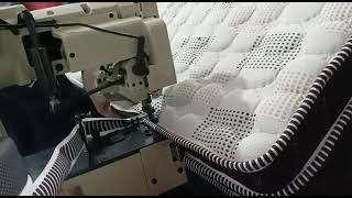 Stitching of the Mattresses Pillows amp Sofa Sets at FACTORY OUTLET Varma Enterprises Ph9866181264 [upl. by Pazit]