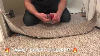 🔥 How To Seam Berber Carpet 🔥 [upl. by Nahij]