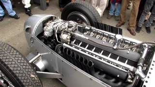 Definitive Auto Union V16 C Type engine warm up  Goodwood Revival 2012  Silver Arrows [upl. by Eyla150]