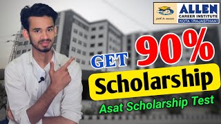 Allen Asat Scholarship Test Full Information  Asat 2023 Date  Asat Exam Allen Kota Asat 26 March [upl. by Ased]