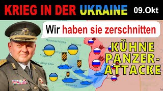 09OKTOBER PANZER VON DER KETTE GELASSEN  Ukrainer SCHNEIDEN RUSSISCHEN BRÜCKENKOPF AB [upl. by Tikna]