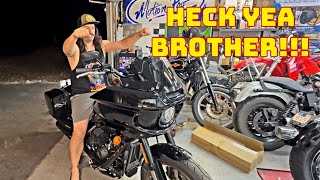 Thrashin Supply 65” ￼Risers Harley Davidson Low Rider ST Install [upl. by Oakleil613]