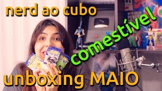 UNBOXING Nerd ao Cubo Maio DOCINHOS E COSITAS MAIS [upl. by Annair]