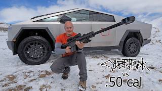 Is the Cybertruck ACTUALLY bulletproof vs 50 cal rifle [upl. by Portuna]