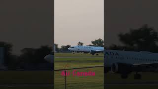 Air Canada Landing in ottawaairport aviation planespotting aircanada [upl. by Drahnreb]