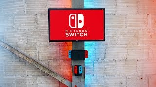 Nintendo Switch Gaming Setup  Wall Mount DIY [upl. by Ruhtracam997]