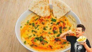 Hummus de garbanzos  Receta vegana [upl. by Eitnom]