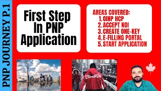 Apply PNP Canada P1  OINP Application Process  PNP Program Canada 2023  Ontario HCP [upl. by Odnomar]