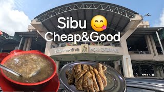 Sarawak Sibu food court on top of the biggest market in Malaysia😋 [upl. by Charlie]