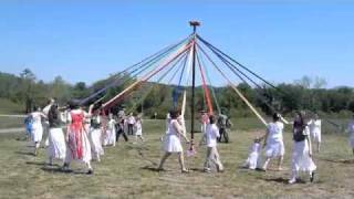 Folk School Maypole Dance 2011 [upl. by Lebazi437]