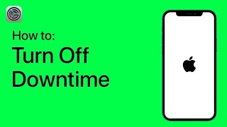 How to Turn Off Downtime on Your iPhone [upl. by Nyliac]