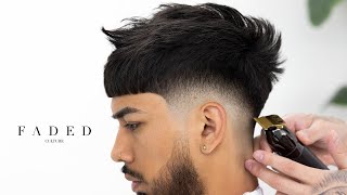 💈💤ASMR BARBER perfect MID FADE tutorial🔥 🏴 [upl. by Mook56]