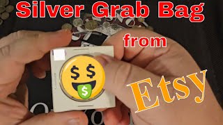 Opening a 9664 Etsy Silver Coin Mystery Grab Bag Seller Review coinsnobz etsy silverstacking [upl. by Simah]