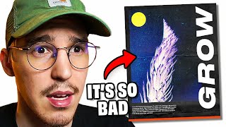 Reacting to my old graphic design portfolio Its Bad [upl. by Aeynod]