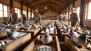 Essential Steps to Raising Organic Pigeons From Baby Birds to Egg Collection [upl. by Nacul]