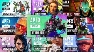 Apex Legends All Cinematic Launch Trailers Season 121  HD [upl. by Aryas993]