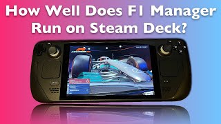 F1 Manager 22 Gameplay On Steam Deck  Full Race [upl. by Acinoj]