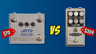 Joyo Avallon vs Origin Effects Cali76  Guitar Compressor Pedal Shootout [upl. by Anis945]