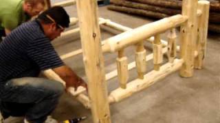 The Log Furniture Store  Our Bunk Bed Assembly [upl. by Currey]