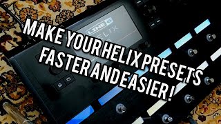 Line 6 Helix Make and Adjust Presets Using a Looper [upl. by Errised645]