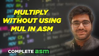 Multiplication in assembly language without using MUL function  COAL  Assembly Language [upl. by Tips]