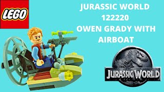 AWESOME JURASSIC WORLD OWEN WITH AIRBOAT FOIL BAG BUILD [upl. by Saenihp]