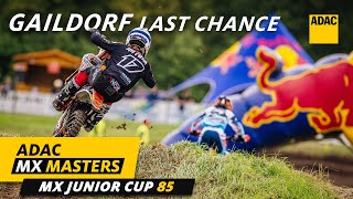 ADAC MX Junior Cup 85 Gaildorf  Last Chance Race  ADAC Motorsports [upl. by Zuckerman312]