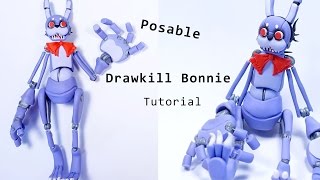 Drawkill Bonnie  BONNIEb0t Posable Figure Polymer Clay Tutorial [upl. by Nawrocki681]