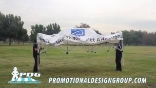 How to Set Up a 10x15 Pop Up Canopy [upl. by Adnolaj]