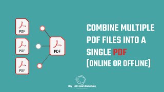 How to combine pdf files into one online or offline without adobe acrobat pro  2022 [upl. by Millie]